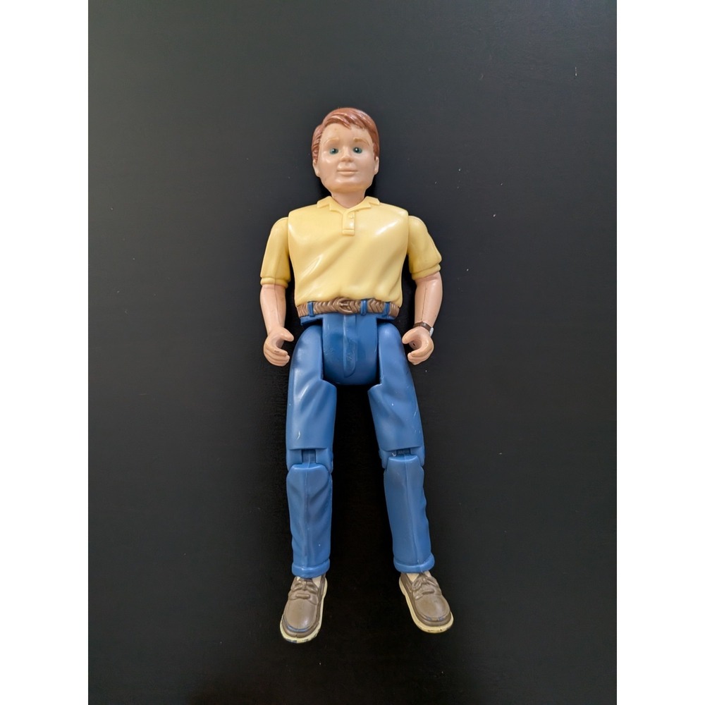 Vintage 1998 Mattel Fisher Price Loving Family Dollhouse Dad Man Father Figure